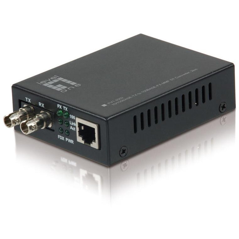 Accesoriu Retea Convertor FVT-2002 10/100TX>100FX ST MM 2km
