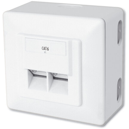 Accesoriu Retea Digitus DN-9006-N,  Priza Perete CAT6