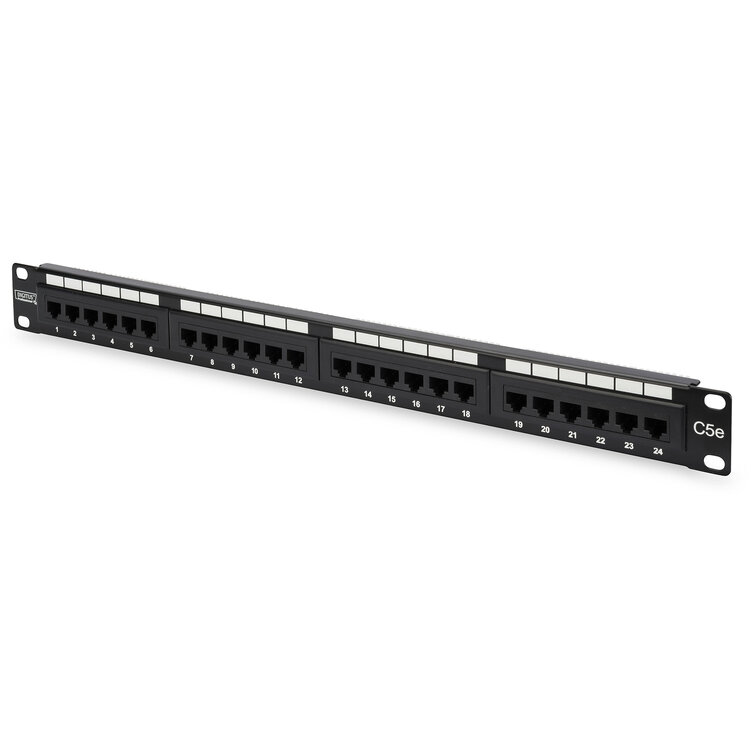 Accesoriu Retea DIGITUS Patch Panel 19inch 24Port Cat5e STP unshielded