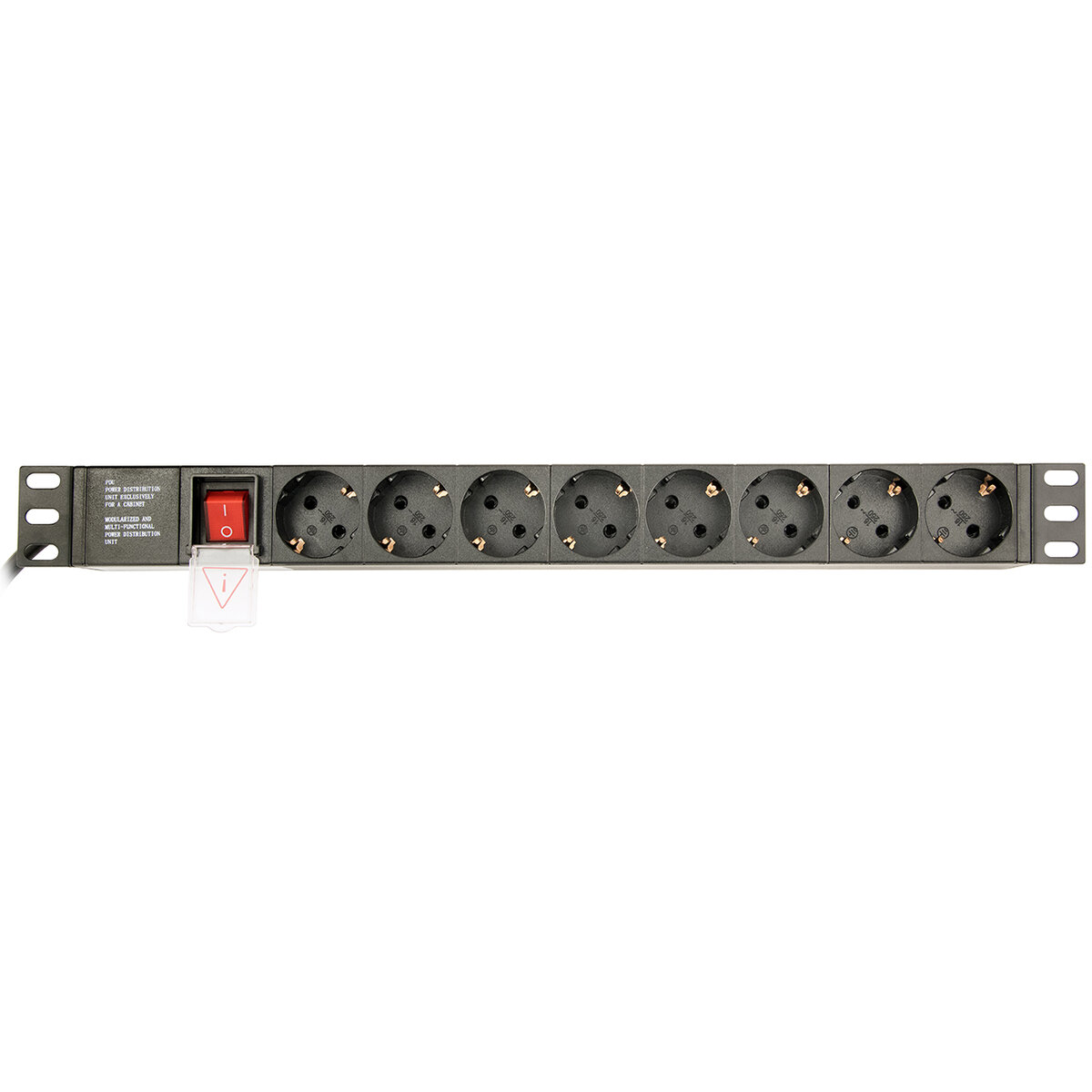 Accesoriu Retea EnerGenie EG-PDU-014 Rack Power Distribution Unit (8 Schuko sockets, 1U, 16A, Schuko plug, 3m, black color)