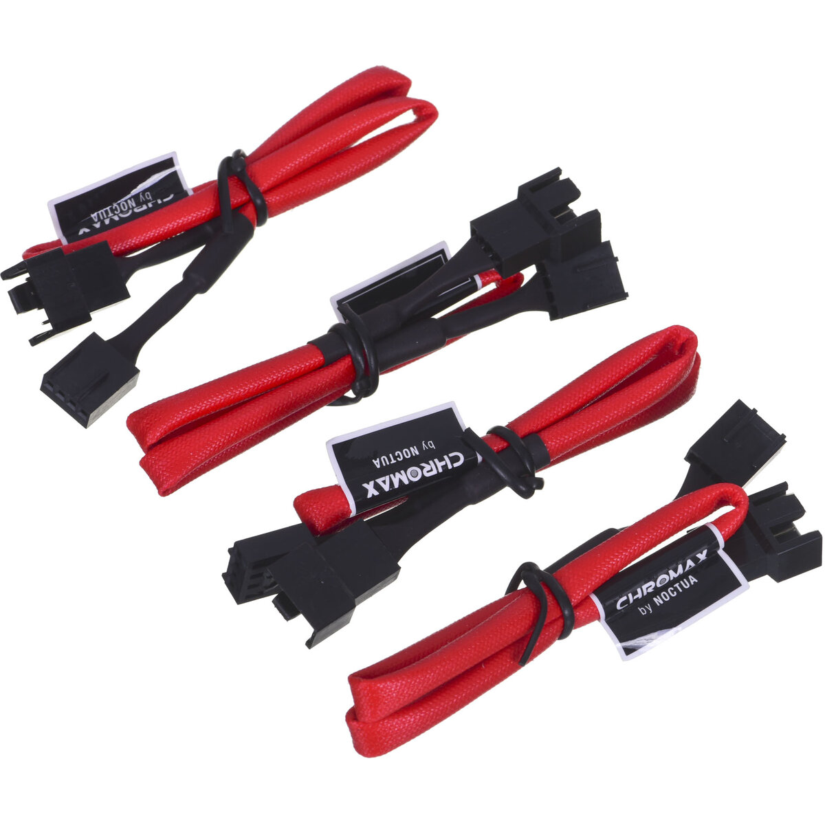 Accesoriu Retea Kabel przedłużający do wentylatora NOCTUA NA-SEC1.red 4-Pin PWM 30cm 4 szt.