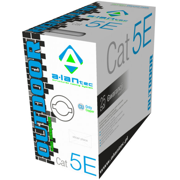 Accesoriu Retea KIU5OUTZ305 Cablu Retea 305 m Cat5e U/UTP (UTP) Gri