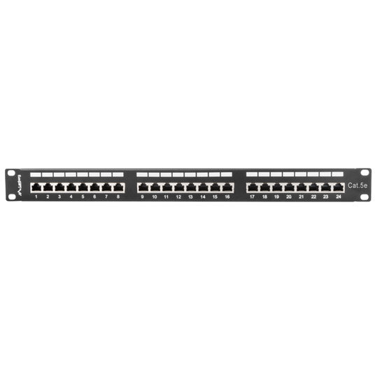 Patch Panel 19 inch 24 porturi Black