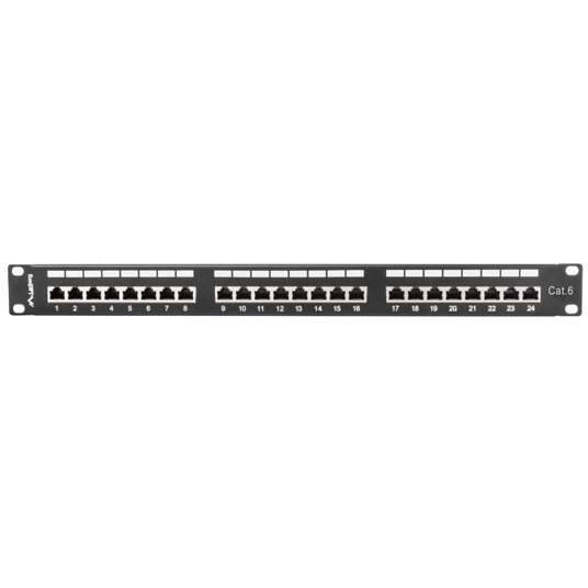 Patch Panel 19 inch 24 porturi Black