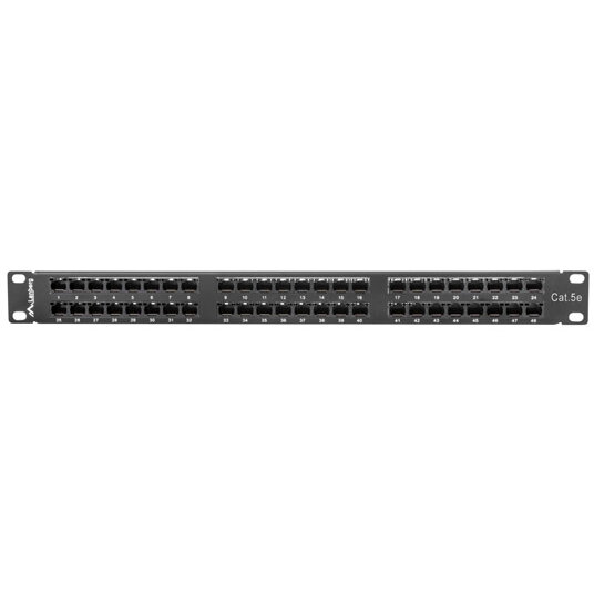 Patch Panel 19 inch 48 porturi Black