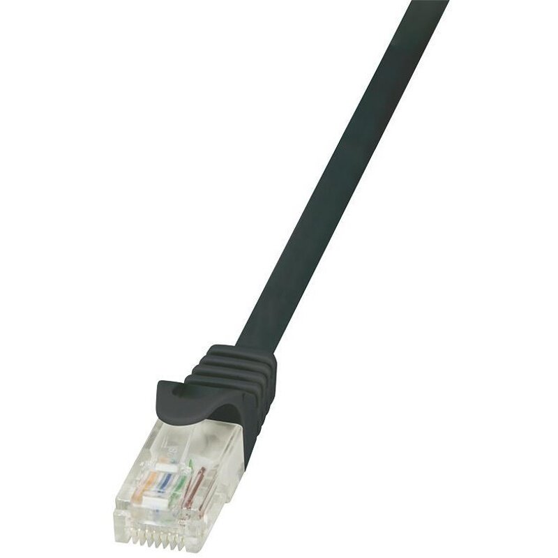 Accesoriu Retea LOGILINK - Cablu Patchcord CAT6 U/UTP EconLine 2,00m negru