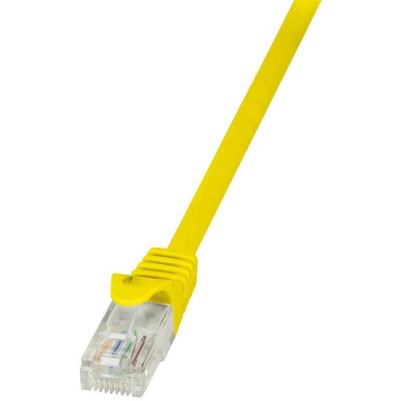 Accesoriu Retea LOGILINK - Cablu Patchcord CAT6 U/UTP EconLine 3,00m galben