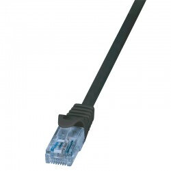 Accesoriu Retea LOGILINK - Patch Cable Cat.6A 10GE Home U/UTP EconLine black 0,50m