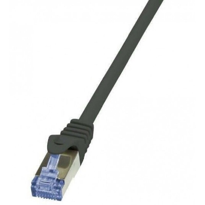 Cablu retea Patchcord Cat 6A 10G S/FTP PIMF PrimeLine 3m negru