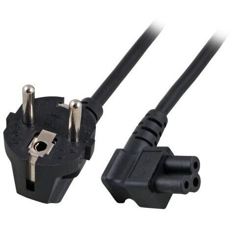 Accesoriu Retea NetzCablu Schutzkontakt 90°-C5 90°,sw,3,0m,3x0,75mm