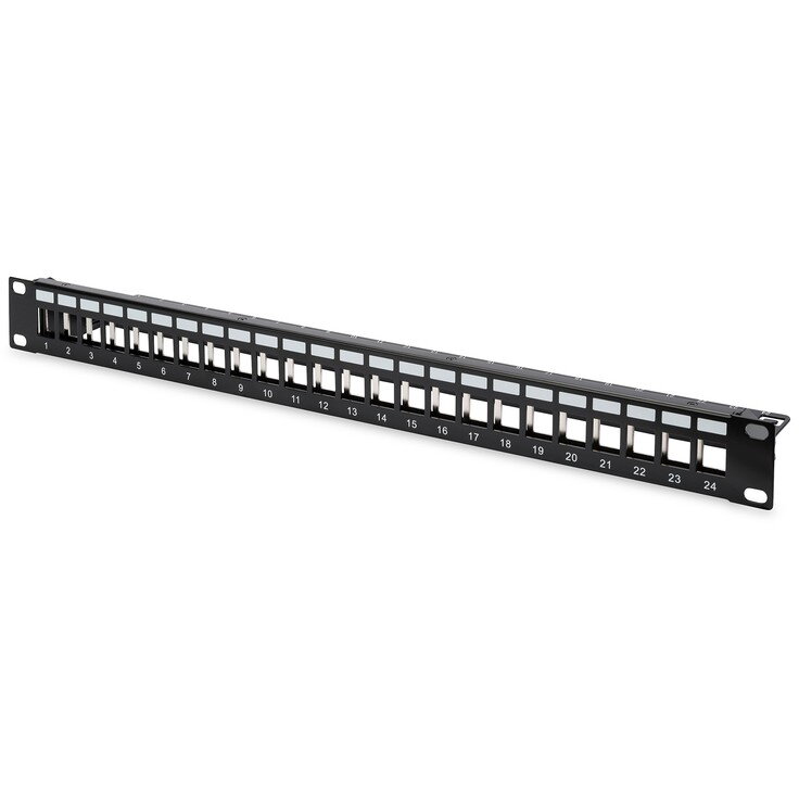 Accesoriu Retea Patch Panel Modular 24 port Keystone