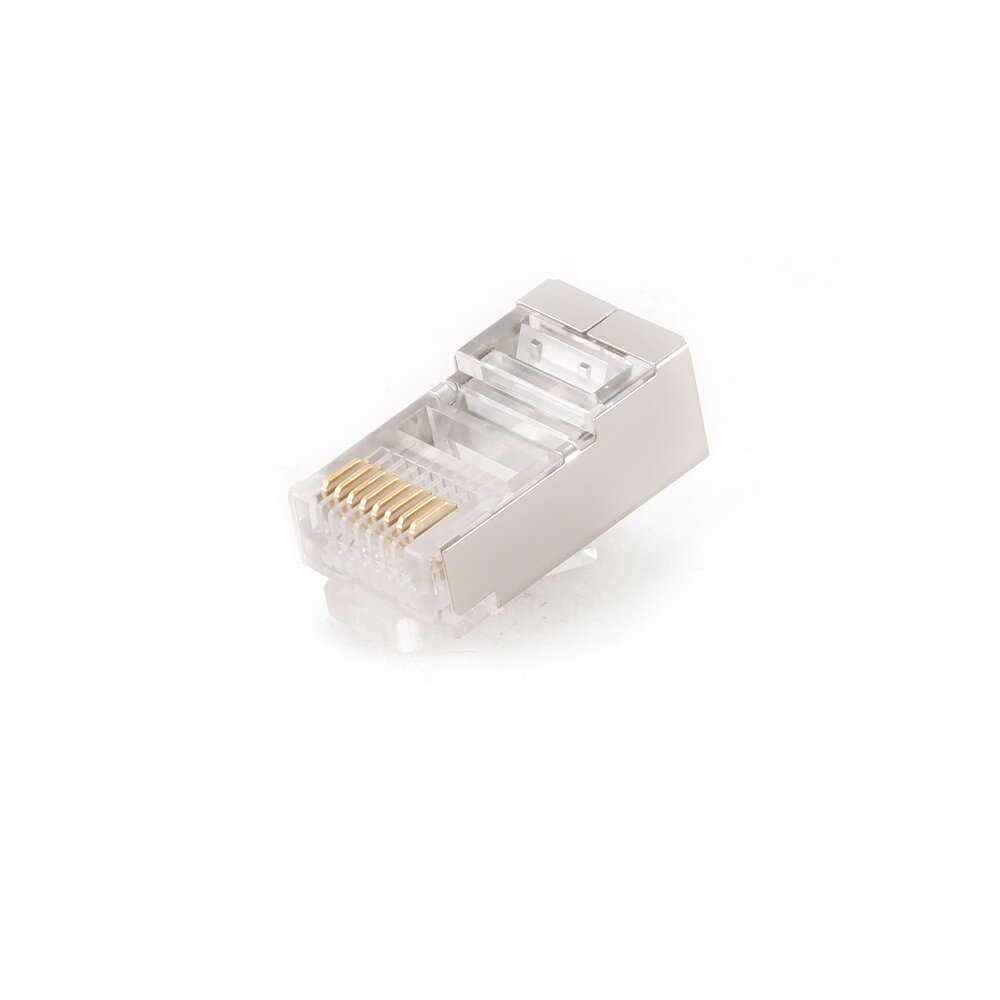 Conector modular placat cu aur 30u ( set de 100 buc)