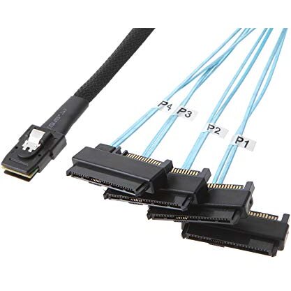Accesoriu server Accesoriu server SATA -&gt; SAS (SFF-8087 connector) Cross-Over Adapter Cable