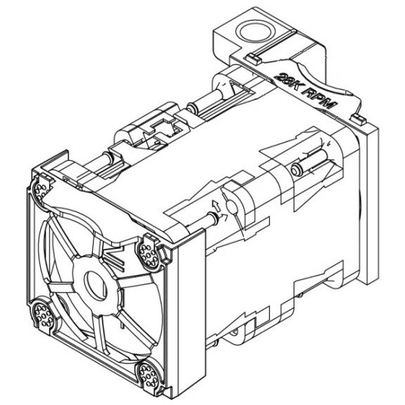 Accesoriu server Performance Fan Option Kit 1U