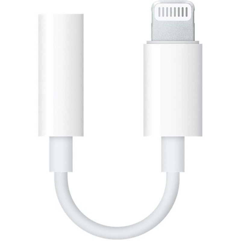 Adaptor pentru Jack 3.5mm de la Lightning MFI White
