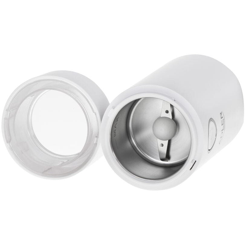 Rasnita Cafea AD 4446 Capacitate 75G 150 W Alb