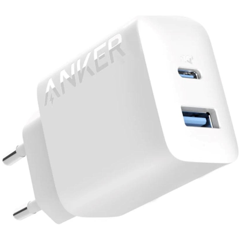 Incarcator Retea A2348G21 PowerIQ 1x USB Type-C 1x USB-A 20W Alb