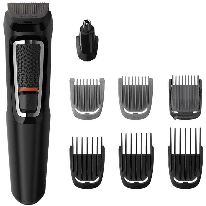 Masina de tuns MG3730/15 Multigroom Series 3000 8 in 1 Negru