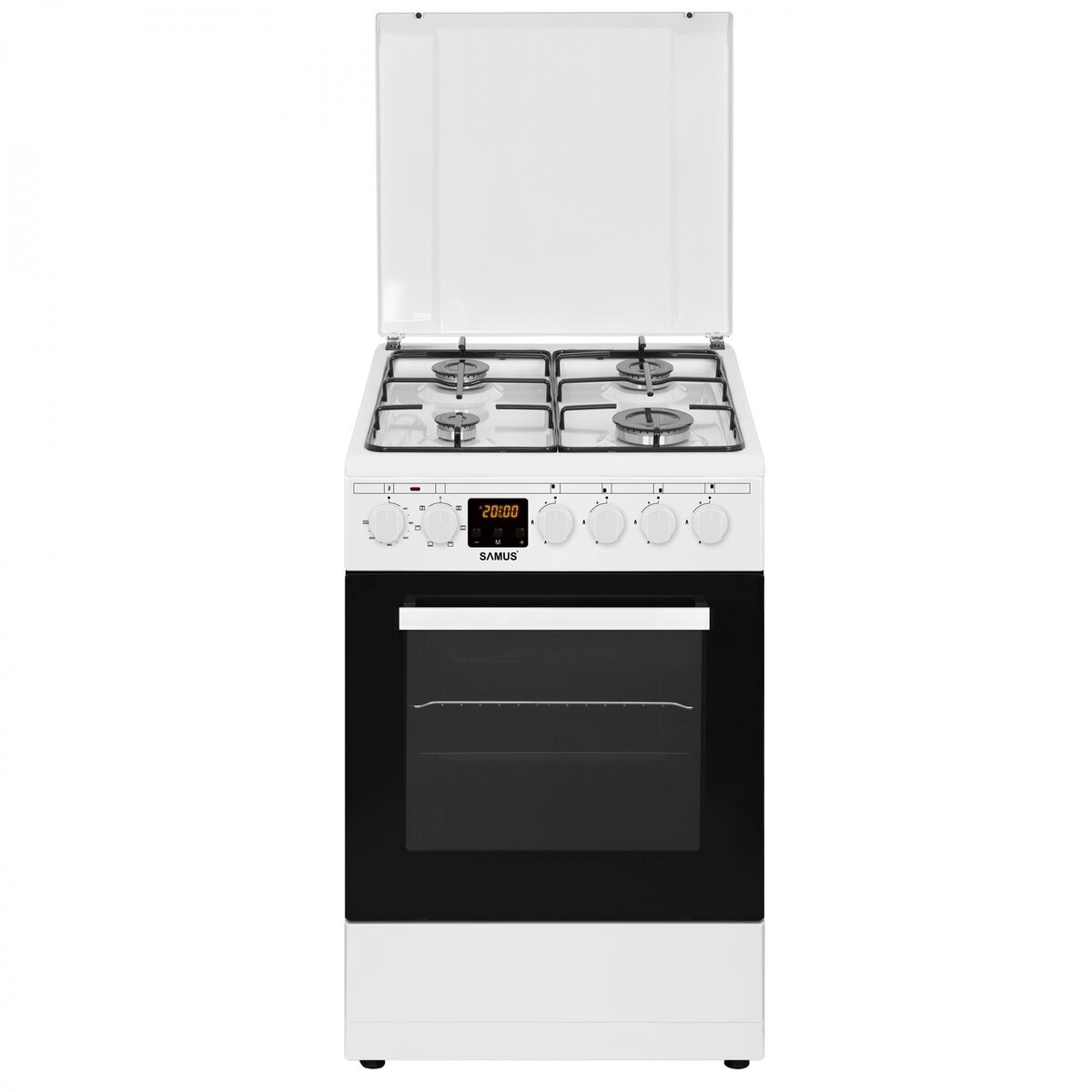 Aragaz SM563AENS Gaz 4 arzatoare Alb