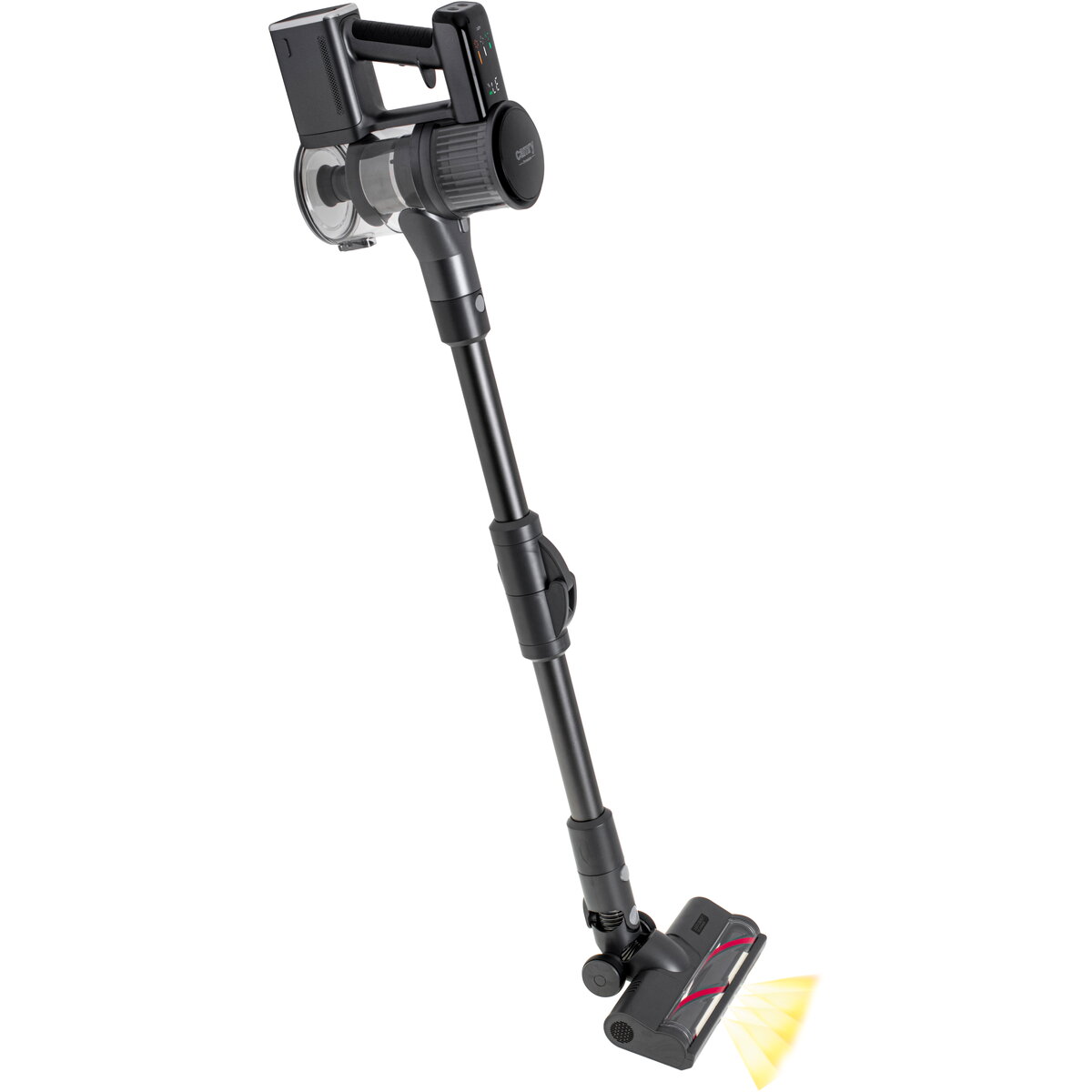 Aspirator Camry CR 7063 Efficient Cleaner for a Large House PRO, Operating time up to 100 min, Dust bin 0.6 L, Lithium Ion, 2x2200 mAh, Black