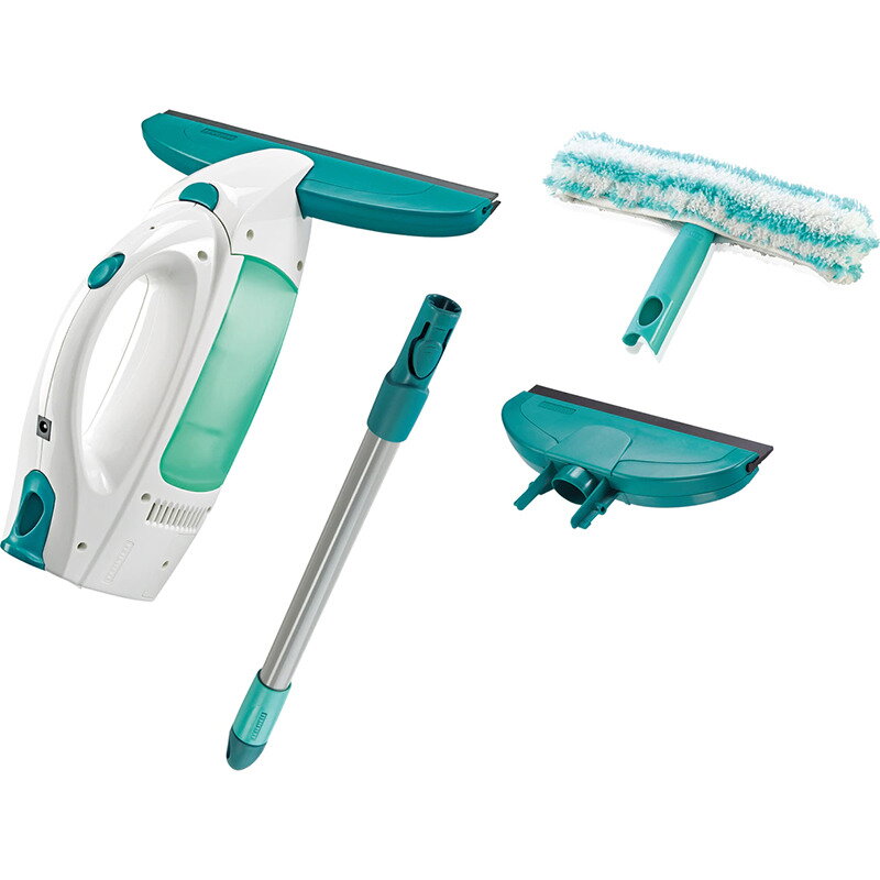 Aspirator de geamuri Dry&Clean, Autonomie 38 de minute, Coada+Spalator+duza mica, Alb, 0.100L