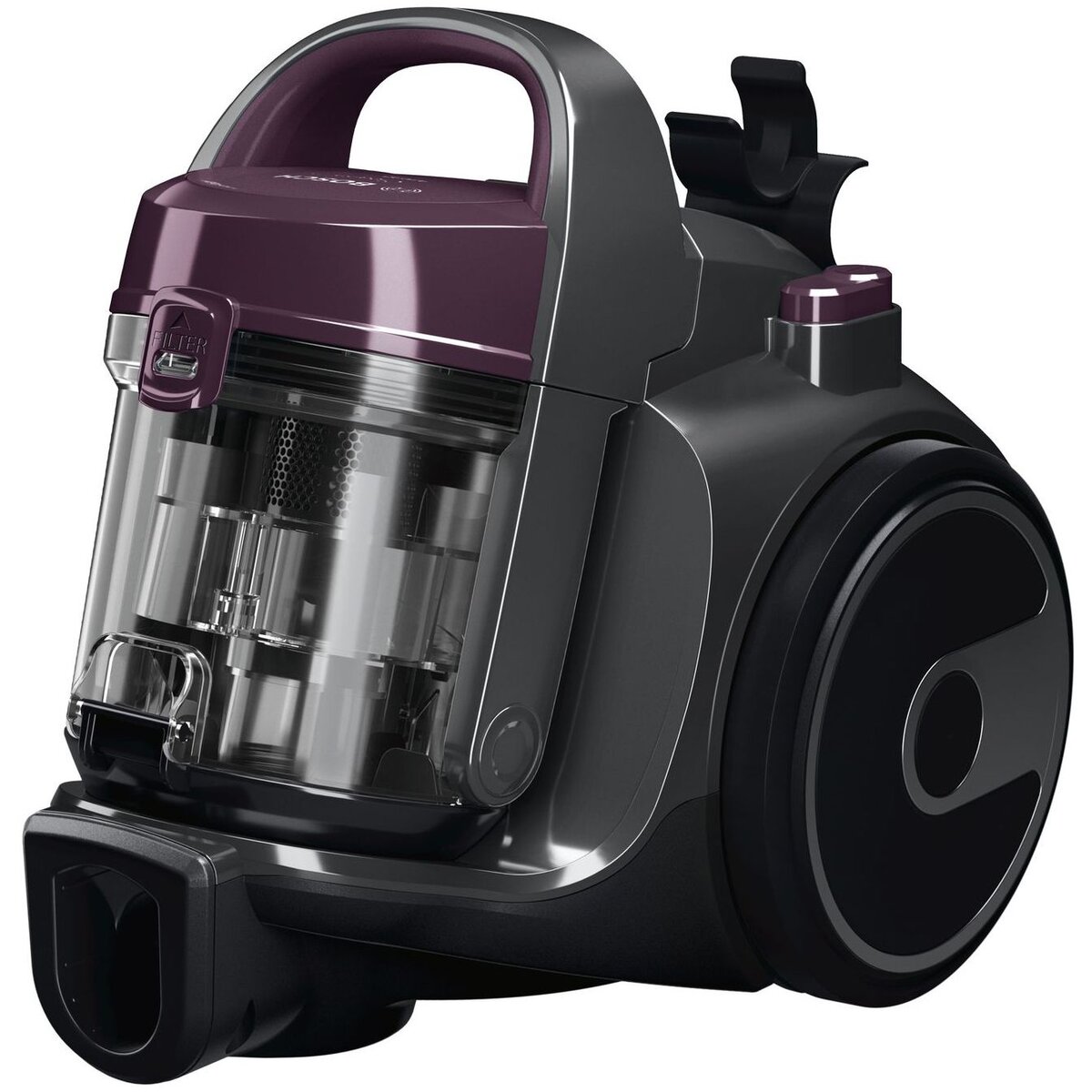 Aspirator fara sac BGC05AAA1 700W 1.5 Litri Filtru igienic PureAir Easy Clean Negru/Mov