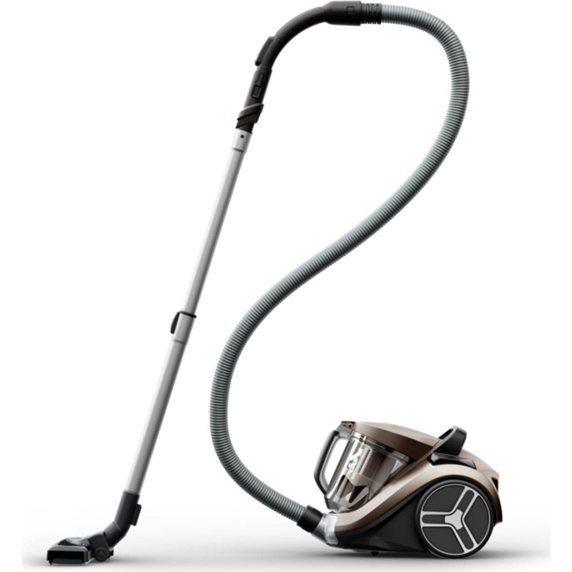 Aspirator fara sac Compact Power XXL RO4B50EA, 900 W, recipient pentru praf 2.5 L, 3 niveluri de filtrare, crem