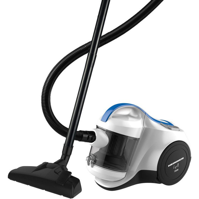 Aspirator fara sac HVC-MC700WB Cyell 700W 140W 2 litri Alb