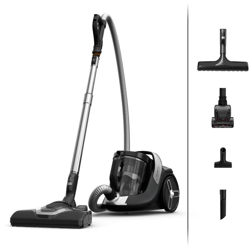 Aspirator fara sac, Green Force Cyclonic EffiTech+ RO7C66EA, 500W, 2.5L