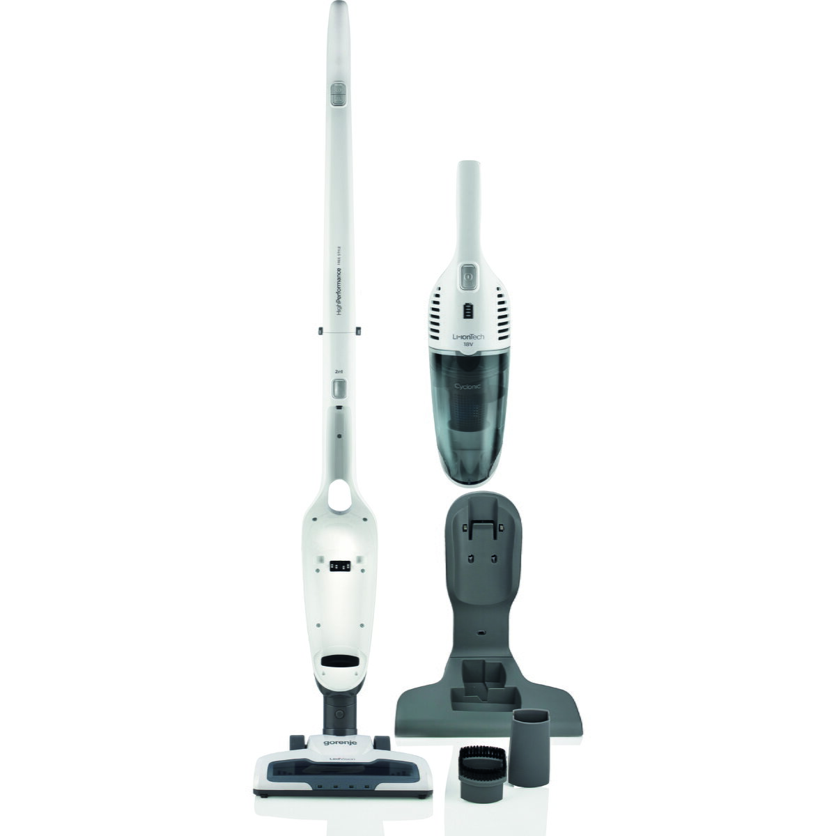 Aspirator SVC180FW Vacuum cleaner, Handstick 2in1, Operating time 50 min, Dust container 0.6 L, Charging time 6 h, White