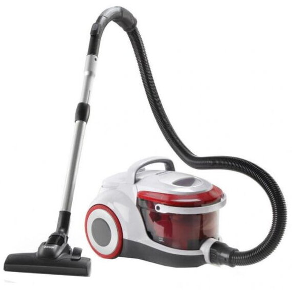 Aspirator VCEB01GAWWF, 800W, 3L, Filtru HEPA, Alb/Rosu