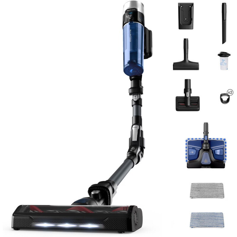Aspirator vertical cu mop X-Force Flex 9.60 Aqua RH20C7WO, 250W, 0.4L
