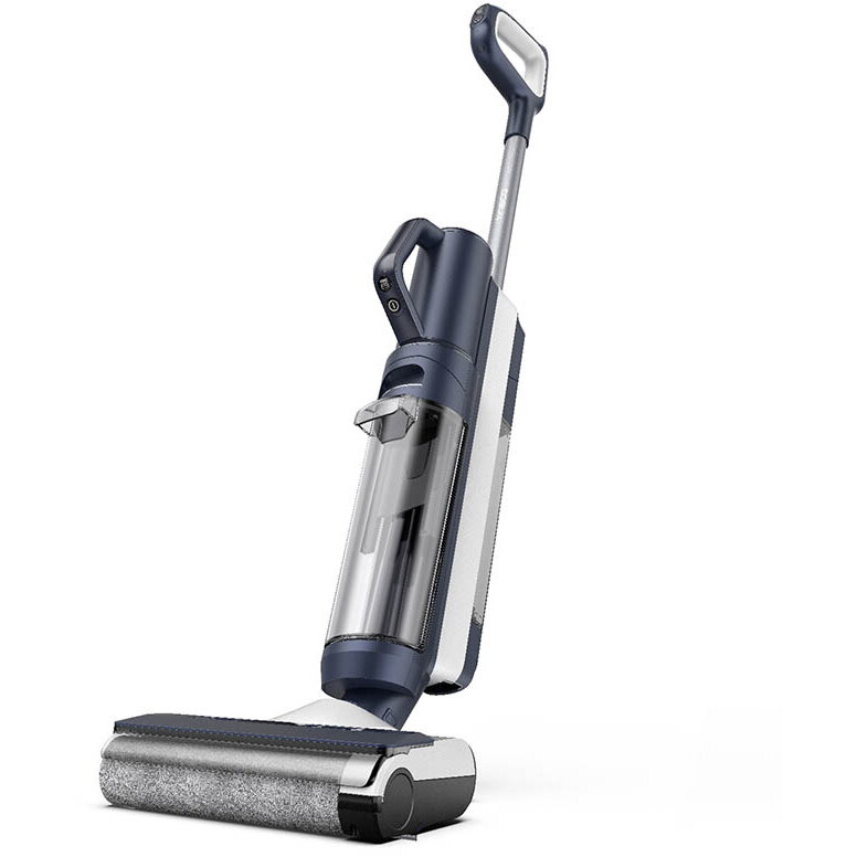 Aspirator vertical Floor One S5 Combo Plus, Smart Floor Washer, aspirare (uscat/umed), WiFi, Albastru, 190W, 0.45L