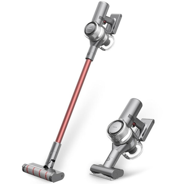 Aspirator vertical V11 VVN6, 450W, 25000 Pa, 3 moduri de aspirare, rezervor murdarie 0.5 l, autonomie 90 min, afisaj HD, gri/rosu