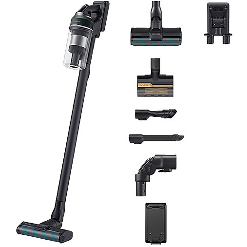 Aspirator VS20C852CTN 2-in-1 stick Battery Dry Bagless 580 W Black, Chrome, Green, Wood