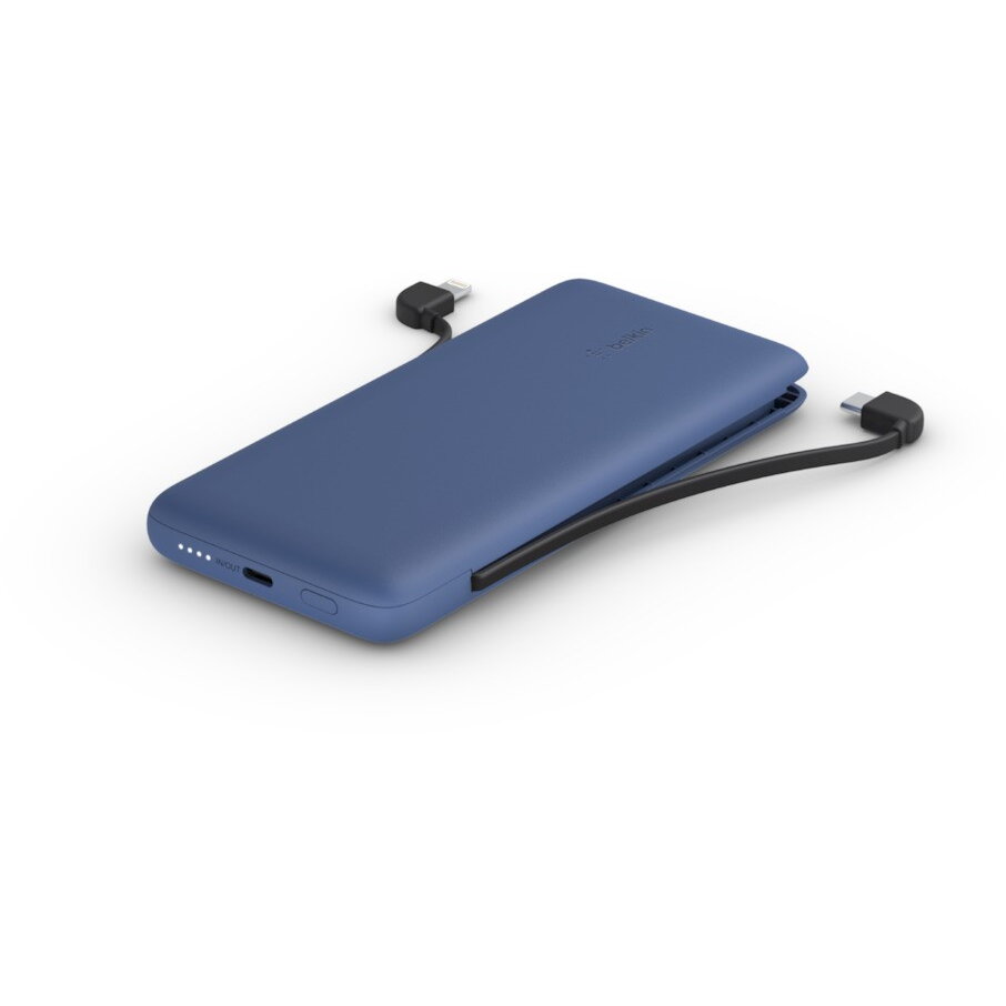 Baterie Externa 10 000mAh 18W USB-C/LTG Blue