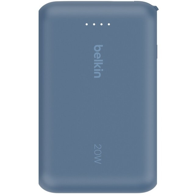 Baterie Externa BoostCharge 10k mAh 20w integrated cable-C, port-C, blue