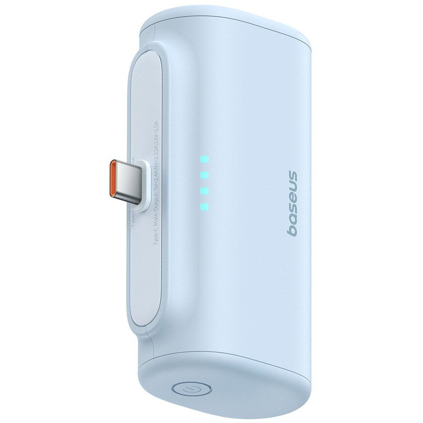 Baterie Externa Compact 5000mAh 20W USB-C Albastru