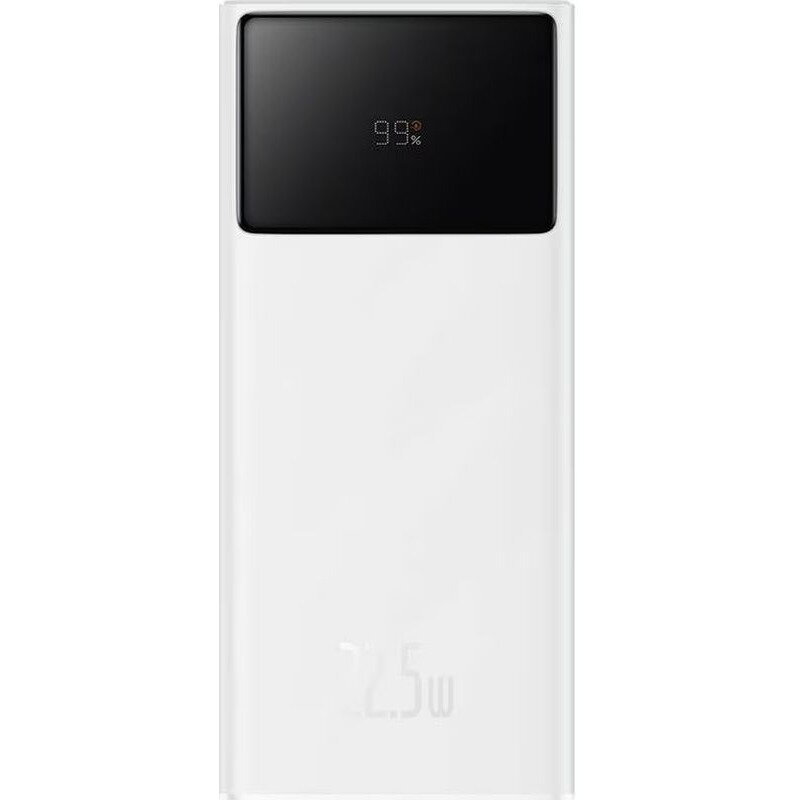 Baterie externa Star-Lord 30000 mAh, 2x USB, 1x USB-C, 22.5W, White