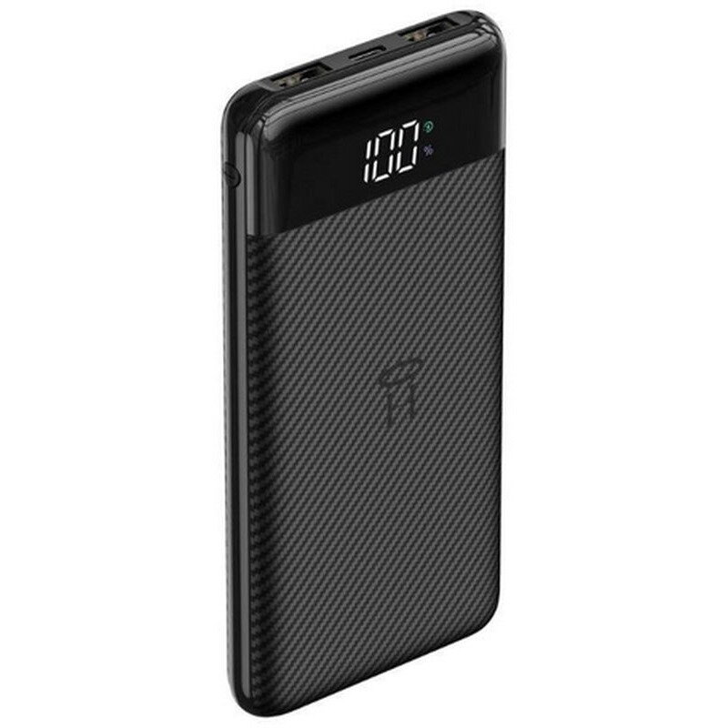 Acumulator Extern L11 - W1087 Conectori USB-C / MicroUSB / USB 10000mAh Negru