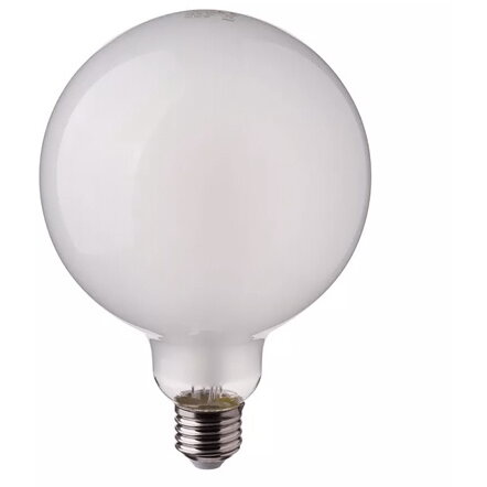 Bec LED cu filament SKU-7190 Sticla mata  G125 E27 7W 6400K lumina alba rece