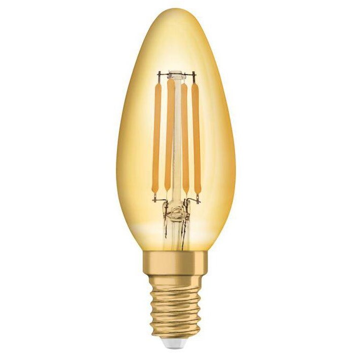 Bec LED Vintage 1906 CLAS B, E14, 4W (35W), 410 lm, lumina calda (2400K), cu filament