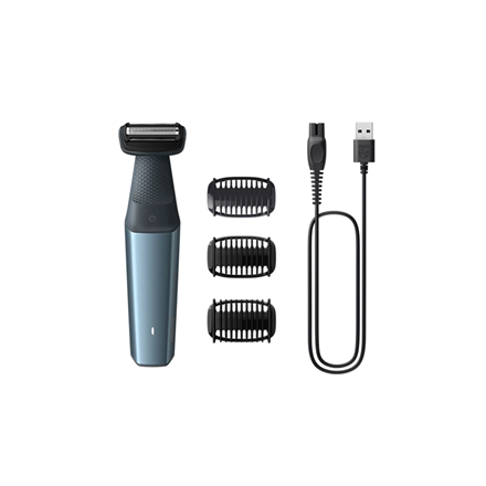 BG3027/05 Hair clipper for body, Blue/Black
