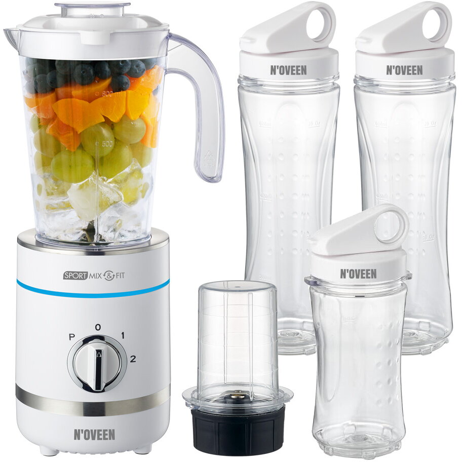 Blender Noveen Sport Mix & Fit SB2100 X-LINE  0,8 L Blender de masă 500 W
