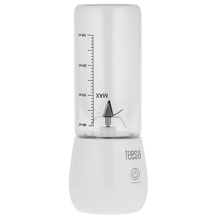 Blender Portabil 450ml 100W 2x 2000mAh Alb