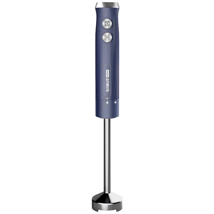Blender Vertical SB800 Turatie Variabila + Pulse Pahar Gradat 600ML Putere 800W Albastru