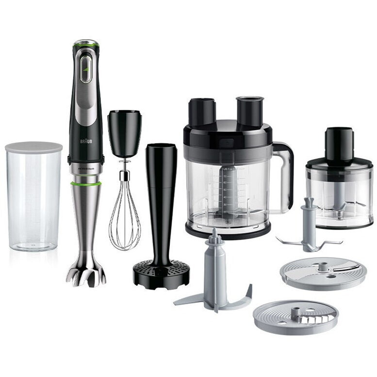 Blender/Tocator Blender MultiQuick 9 MQ 9187XLI, 0,6 L, 1200 W, Negru\ oțel inoxidabil