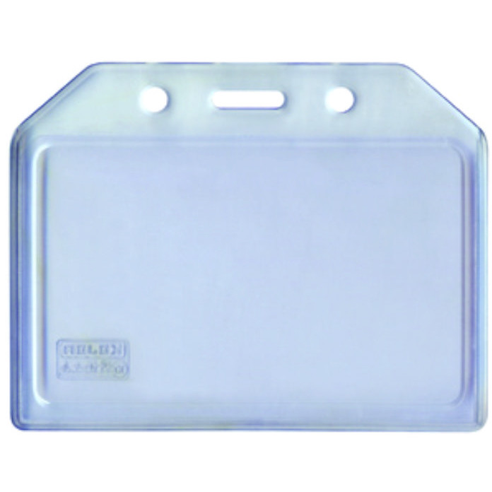 Buzunar PVC flexibil, pentru ID carduri, 105 x  74mm, orizontal, 5 buc/set, KEJEA - transparent