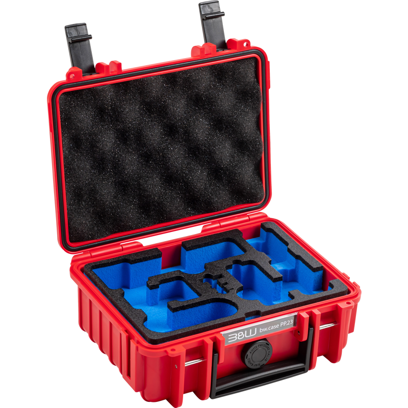 BW Cases Type 500 for DJI Osmo Pocket 3 Creator Combo, Red
