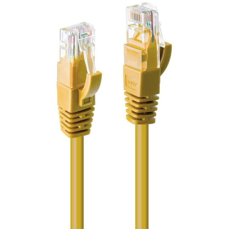 Patchcord U/UTP Cat6 1m Yellow